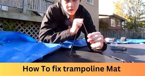 how to patch a trampoline|can a trampoline be patched.